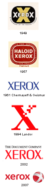 Xerox Corporation Logo - Logo Design History X • Logoorange