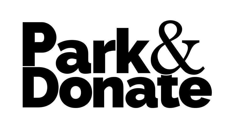 Donate Logo - Park & Donate. Roundabout Homeless Charity