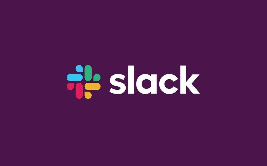 Turquoise and Purple Logo - Slack — Pentagram