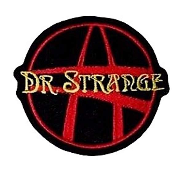 Strange Logo - DR STRANGE Logo 3 1 2 Tall Embroidered Costume Patch