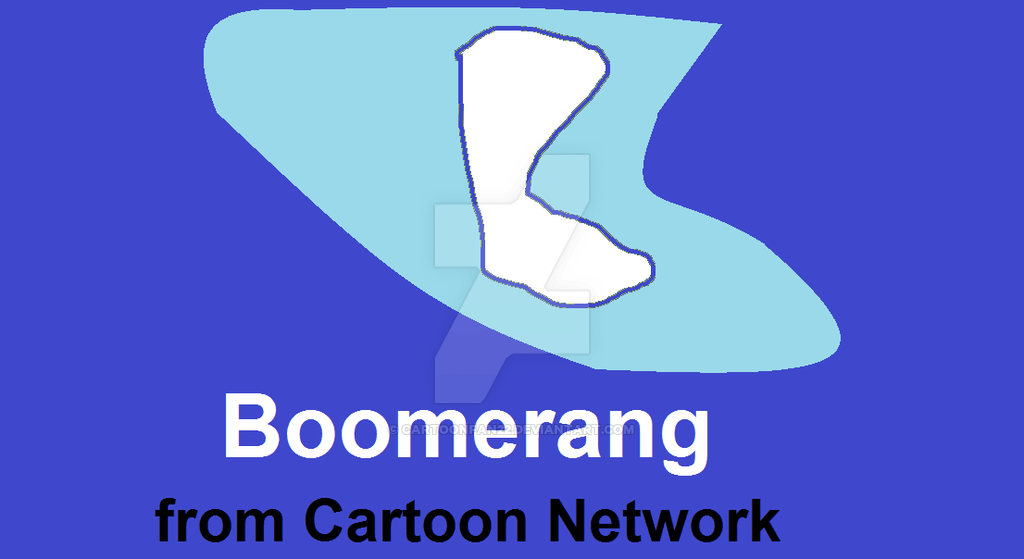 Boomerang From Cartoon Network Logo - My Boomerang Logo Drawing by cartoonfan22 on DeviantArt