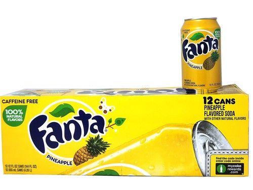 Fanta Pineapple Logo - FRESH 12 Pk Fanta Pineapple Soda - Soda Emporium | Buy Soda Pop ...