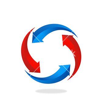 Red and Blue Circle Arrow Logo - Free Circular Arrows Vector Free Vector Download 238335
