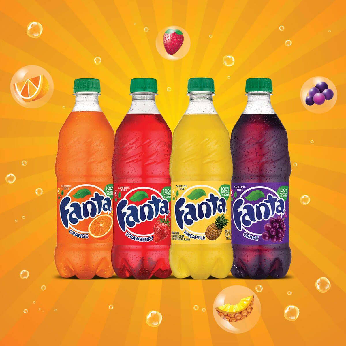 Fanta Pineapple Logo - Fanta® | Delicious Fruit Flavored Sodas