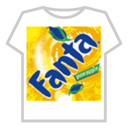 Fanta Logo Roblox - pepsi man t shirt roblox