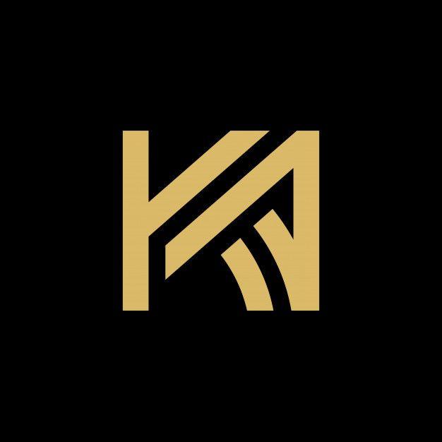 Ka Logo - Initial letter ka logo, vector illustration design Vector. Premium