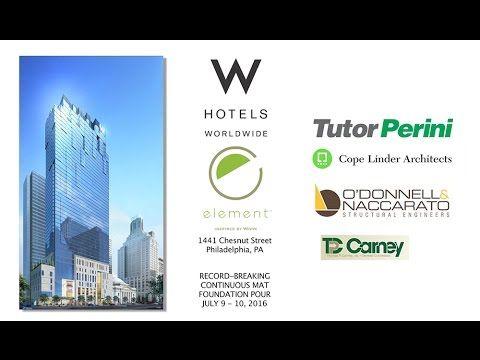 Element Hotel Logo - W / Element Hotel Time Lapse Mat Pour Video - YouTube