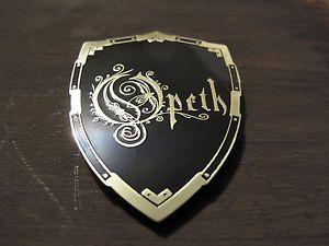 Opeth Logo - OPETH Logo... Engraved Brass Badge Patch Pin, Collector's Grade ...