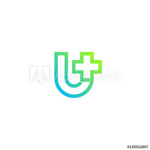 Medical Letter U Logo - Letter U cross plus logo,Medical healthcare hospital Logotype - Buy ...