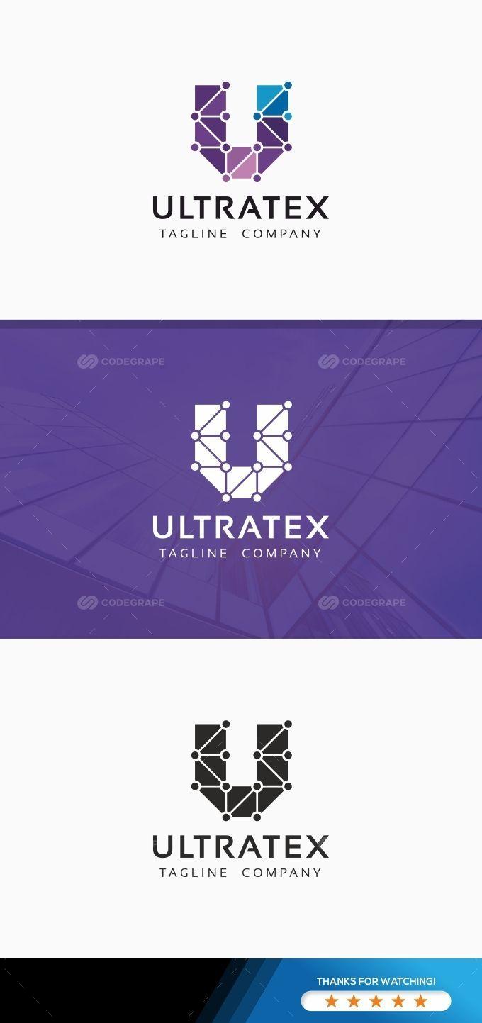 Medical Letter U Logo - Ultratex - U Letter Logo | logo | Logos, Letter logo, Logo design