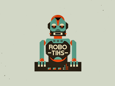 Web Robot Logo - Robotiks | Robot and Illustrations