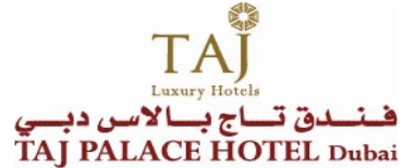 Taj Palace Dubai Logo - Taj Palace Hotel Dubai - Dubai Hotels and Beach Resorts, UAE