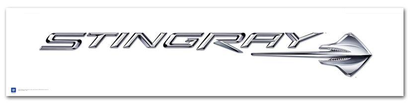 Black Corvette Stingray Logo - Corvette stingray Logos