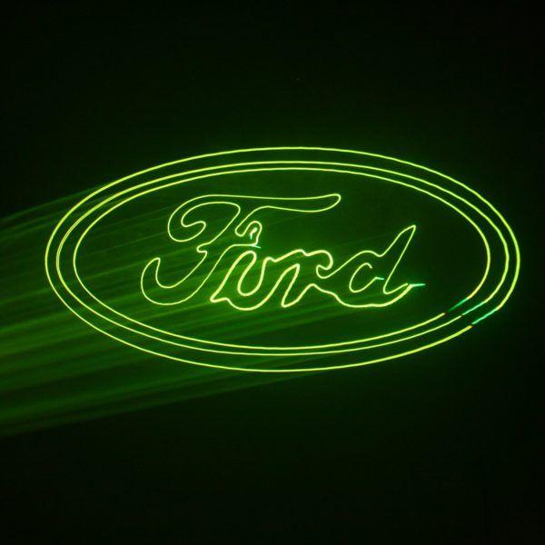 Green Ford Logo - Cartoon Laser for home/commercial Logo animation – Lighting Geek