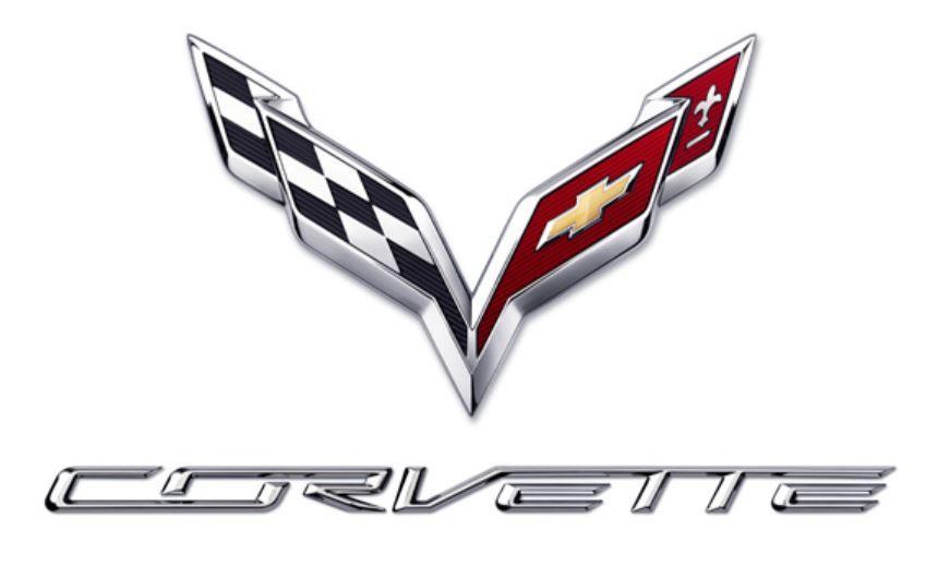 Black Corvette Stingray Logo - C7 Corvette Stingray 2014 2019 Logo & Script Umbrella