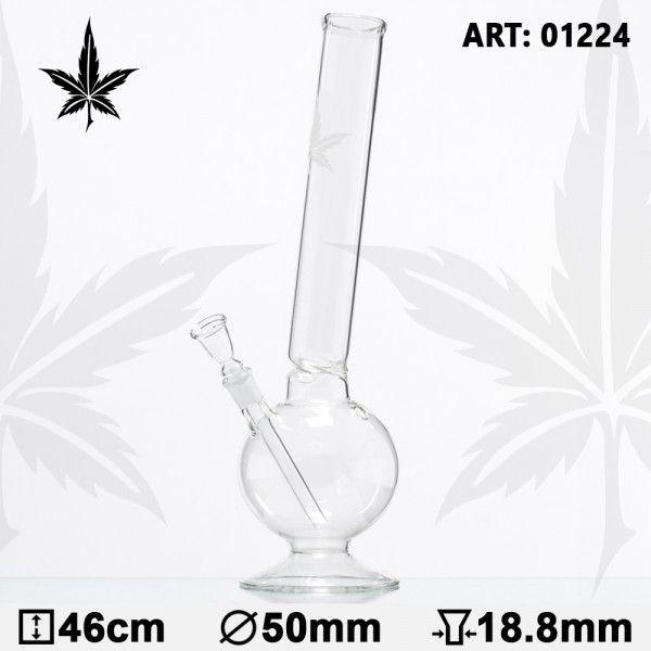 Sand Leaf Logo - Sand Leaf Bouncer Glass Bong - H:46cm- Ø:50mm- Socket:18.8mm | Glass ...