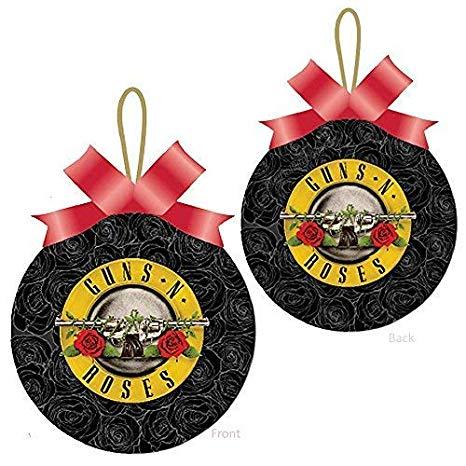 Famous Rose Logo - Guns N' Roses Collectible: GNR Roses & Pistols Bullet Logo Christmas