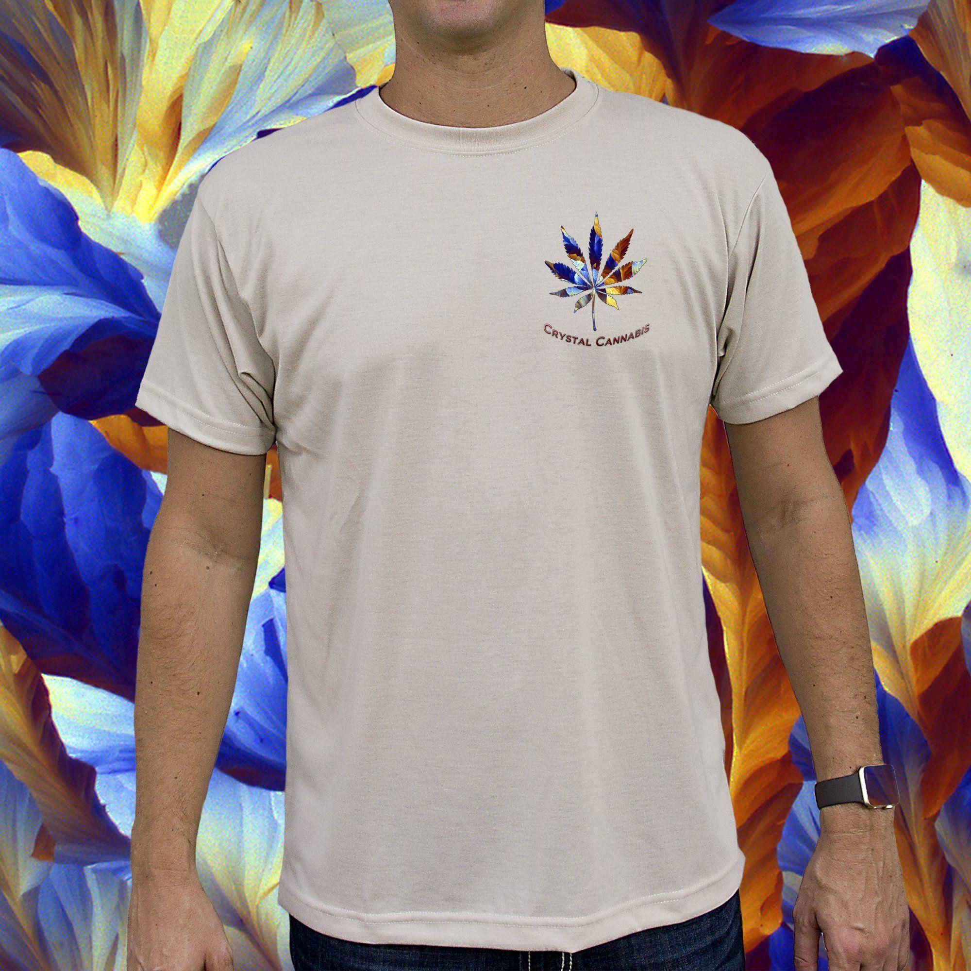 Sand Leaf Logo - Crystal Cannabis Logo Shirt - 