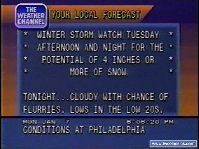 Old Weather Channel Logo - Scamwagon: Fun with old school weather displays