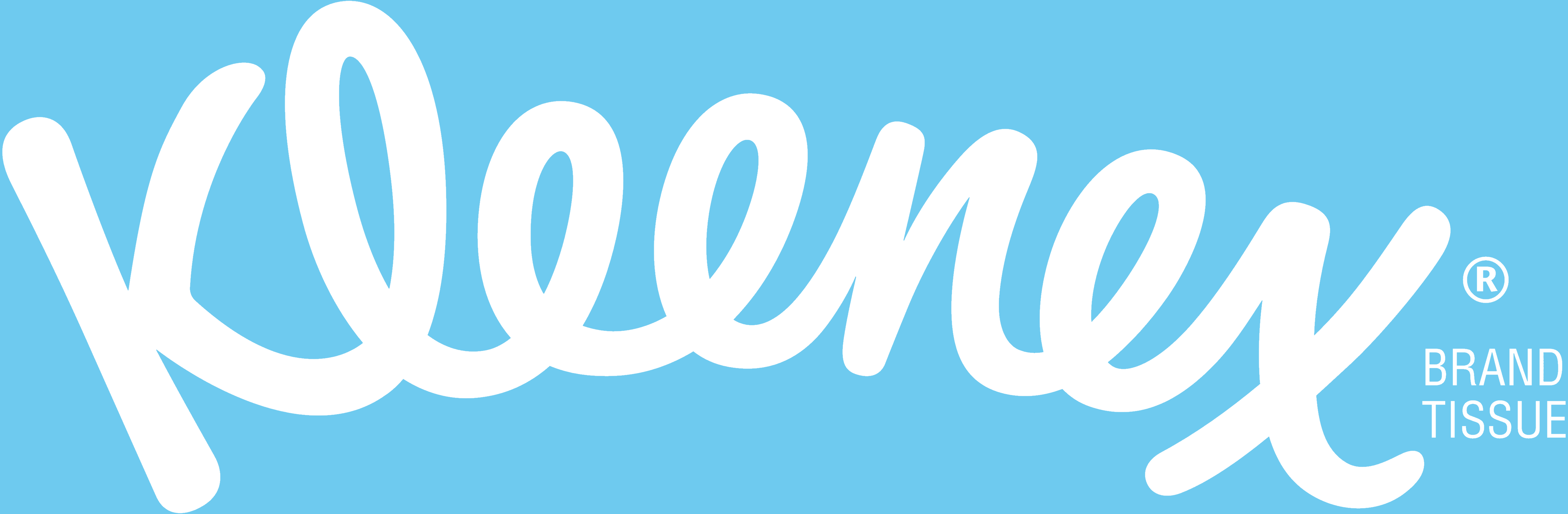 Light Blue Logo - Kleenex logo, light blue