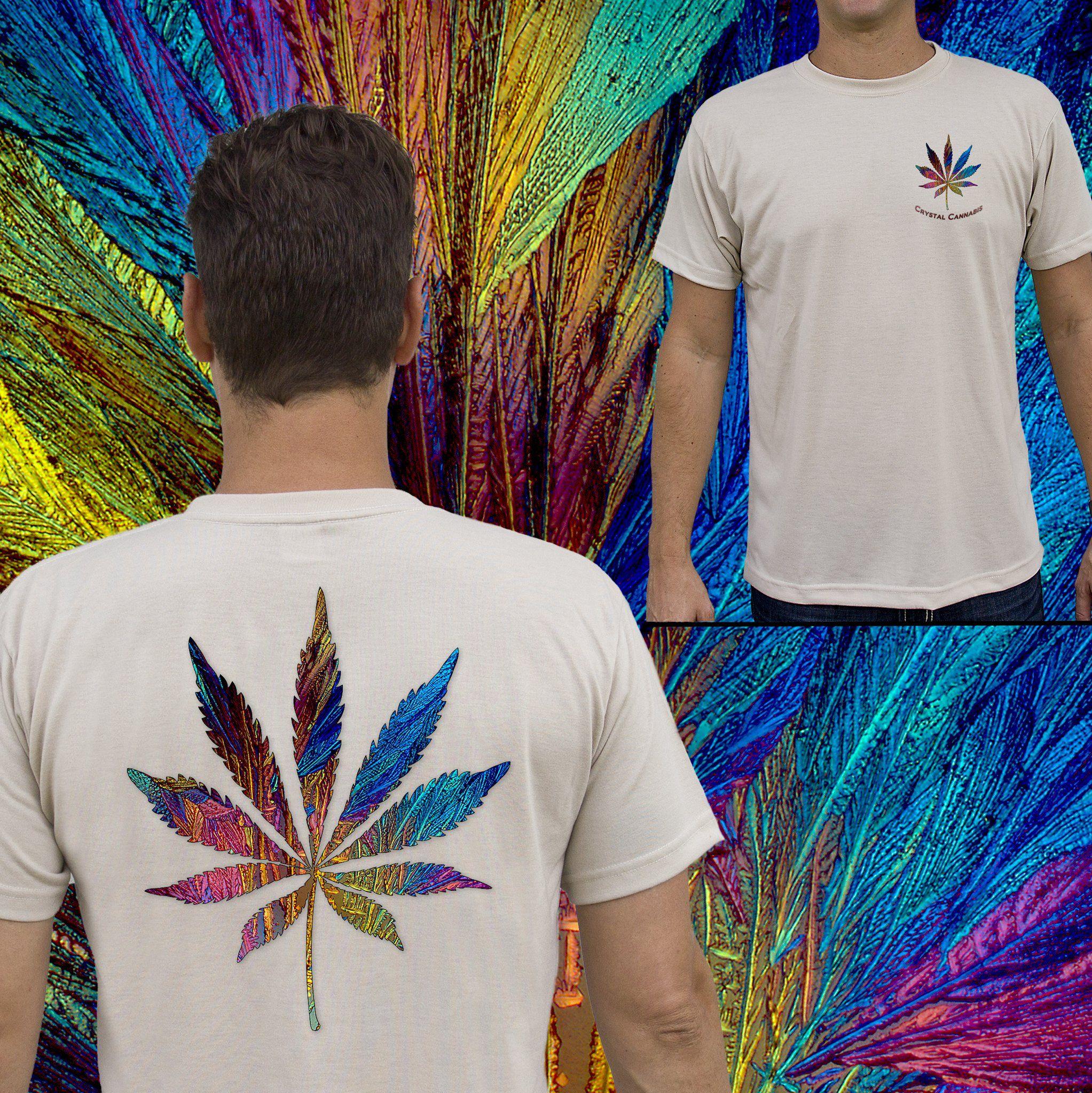 Sand Leaf Logo - Crystal Cannabis Logo Shirt - 