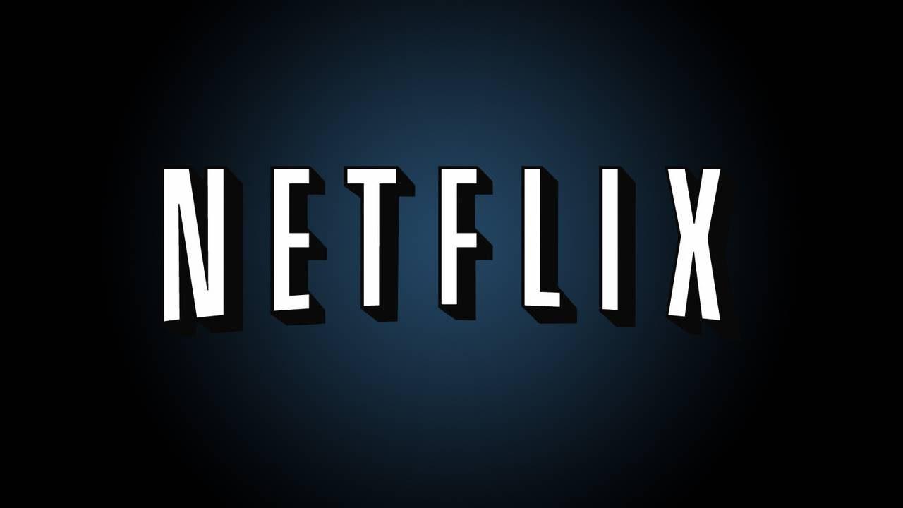 Netflix iPhone Logo - Blue, Black And White Wallpaper Of Netflix Logo | PaperPull
