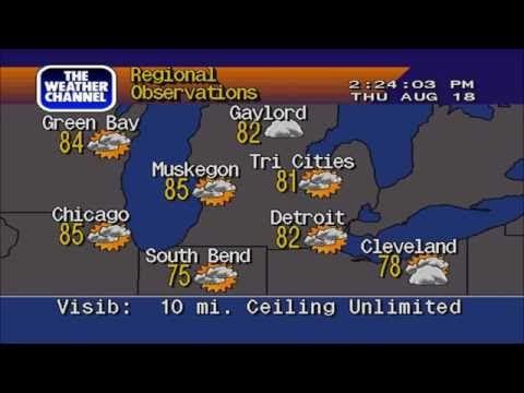 Old Weather Channel Logo - Weather Nerd Alert: An Old-School Weather Channel Local Forecast ...
