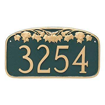 Sand Leaf Logo - Amazon.com : Montague Metal Maple Leaf Address Sign Plaque, 7.25