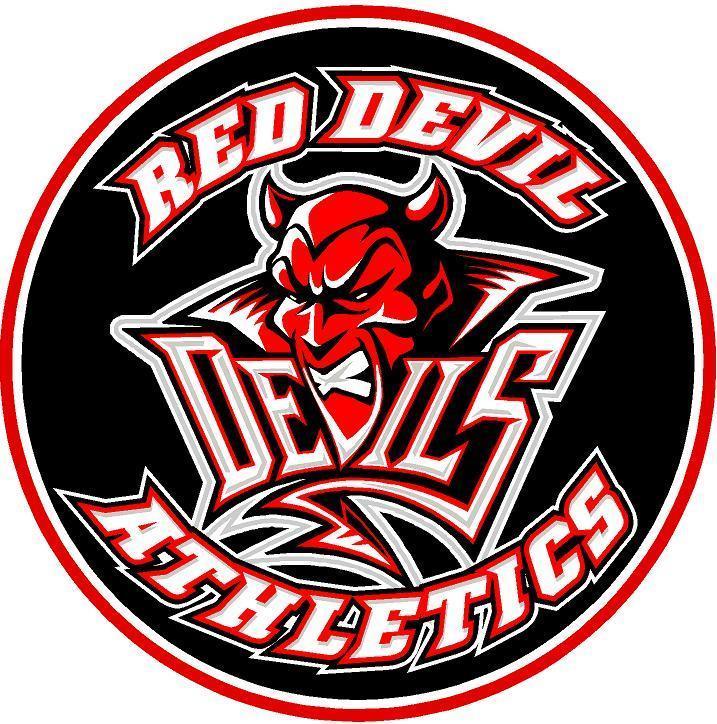 Red Devils Football Logo - Athletics