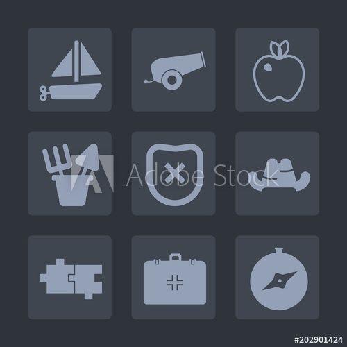 Sand Leaf Logo - Premium set of fill icons. Such as weapon, ship, fruit ...