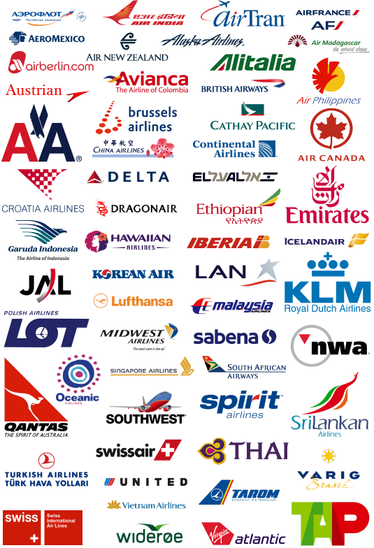 Commercial Airline Logo - Airlines Logos With Flying Colors. Planes. Airline