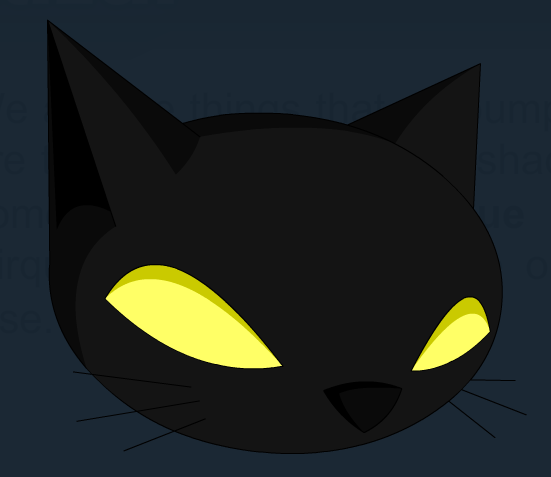 Black Cat Head Logo - The Black Cat Head (SC) - .