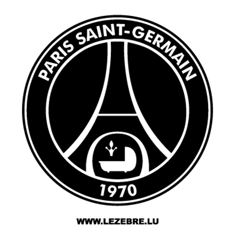 Paris Saint Germain Logo - Sticker PSG Paris Saint-Germain