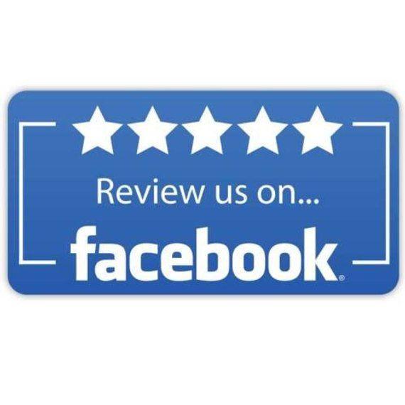 Review Us On Facebook Logo - Review us on Facebook sticker | Etsy