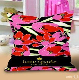 Floral Pink and Gold Logo - Kate Spade Floral pink Gold Logo Pillow cases cheap and best quality ...