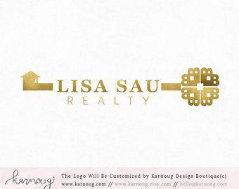 Key Real Estate Logo - Realtor Logo Real Estate Logo House Logo Initial Premade Logo