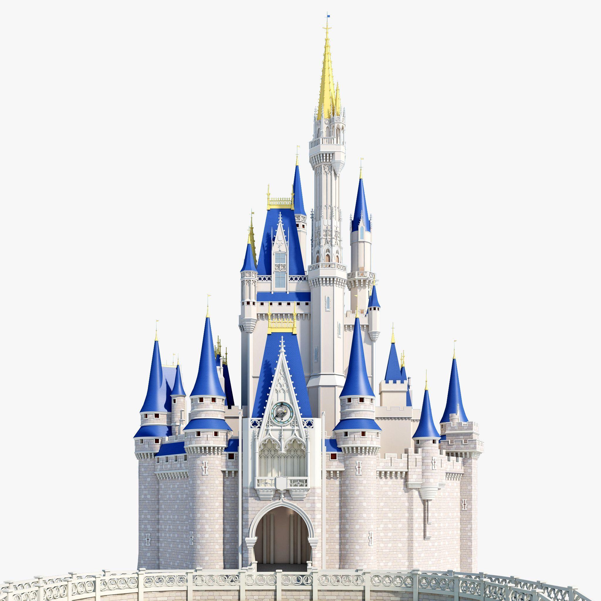Cinderella Castle Logo - 3D cinderella castle model. CS188 Cinderella Mood Board. Disney