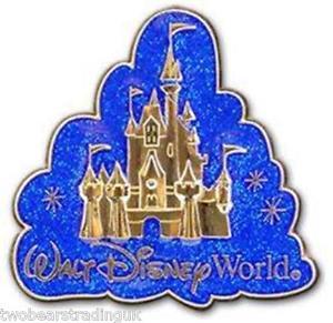 Glitter Disney Logo - Disney Pin: WDW Cinderella's Castle Glitter Cloud Logo (New/Card) | eBay