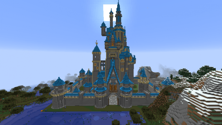 Minecraft Disney Castle Logo - ♕