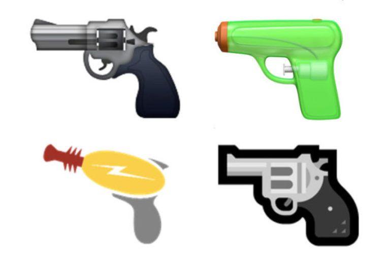 Shoot Emoji Logo - Just what does the gun emoji most commonly shoot at?. Jews Can Shoot