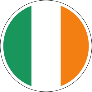 Irish Flag Logo - MINI Magnetic Badges