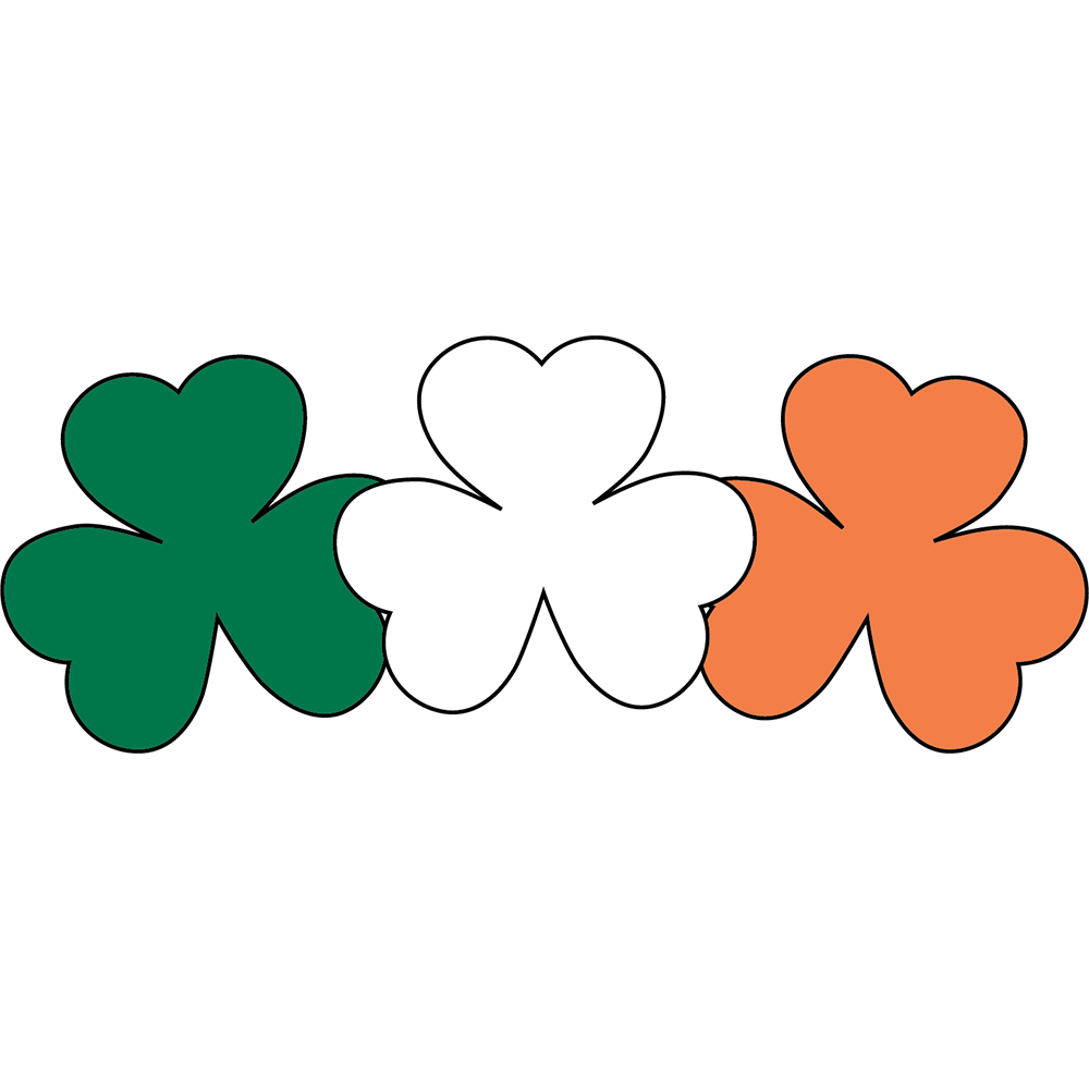 Irish Flag Logo - Irish Flag 3 Clovers Logo Your New Hat Proudly