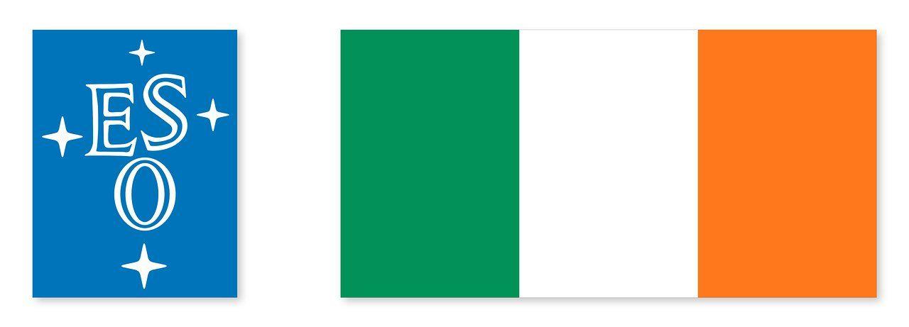 Irish Flag Logo - File:ESO logo and Irish flag (37417329310).jpg - Wikimedia Commons