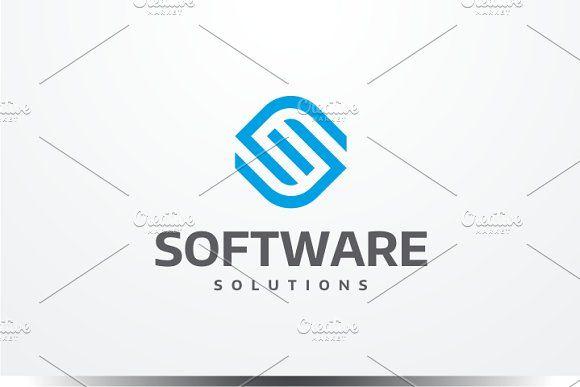Software Logo - Software S Logo Logo Templates Creative Market
