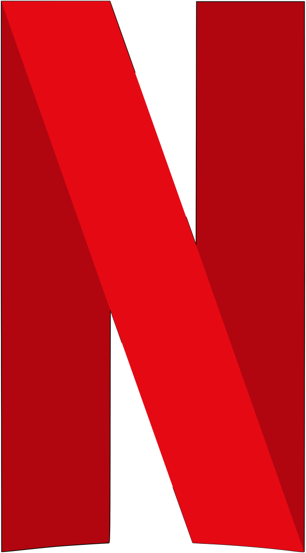 White Netflix Logo - LogoDix