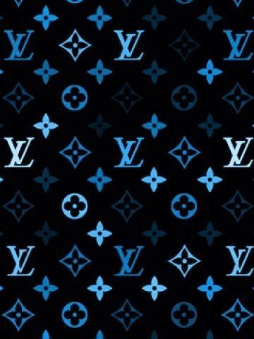Louis Vuitton Blue Logo - LV Louis Vuitton Blue Wallpaper $161.9