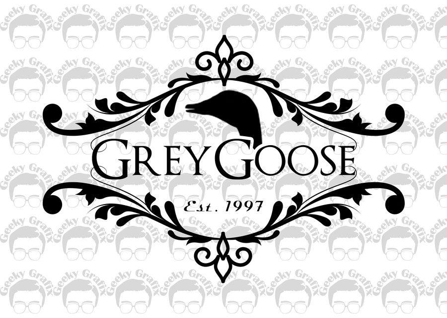 Grey Goose Logo Grey Goose Tattoo Stock Illustration 1744031651