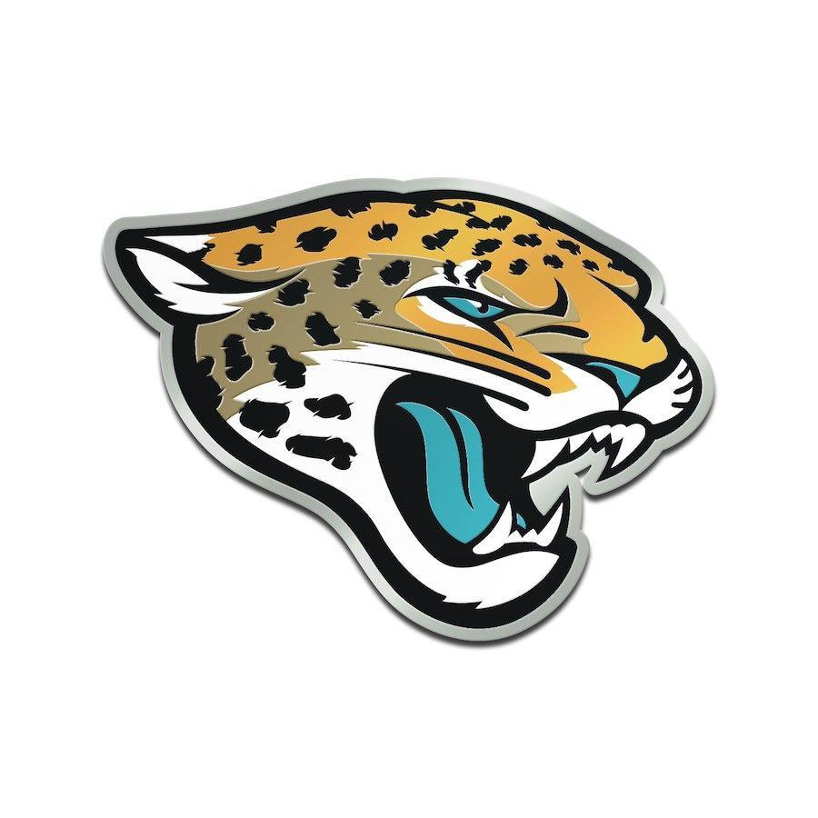 NFL Jaguars New Logo - NFL Jacksonville Jaguars Metallic Freeform Logo Auto Emblem ...