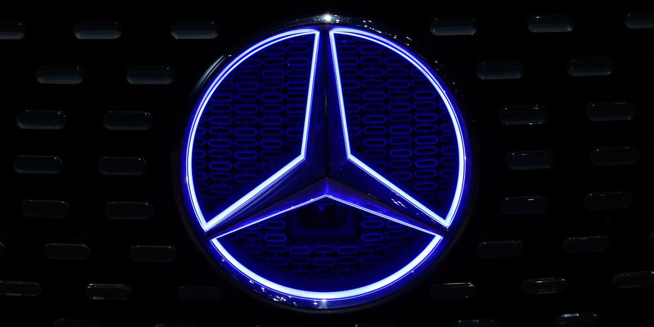 Blue Mercedes Logo - Mercedes's New Electric Car Line is Coming Sooner than You Think