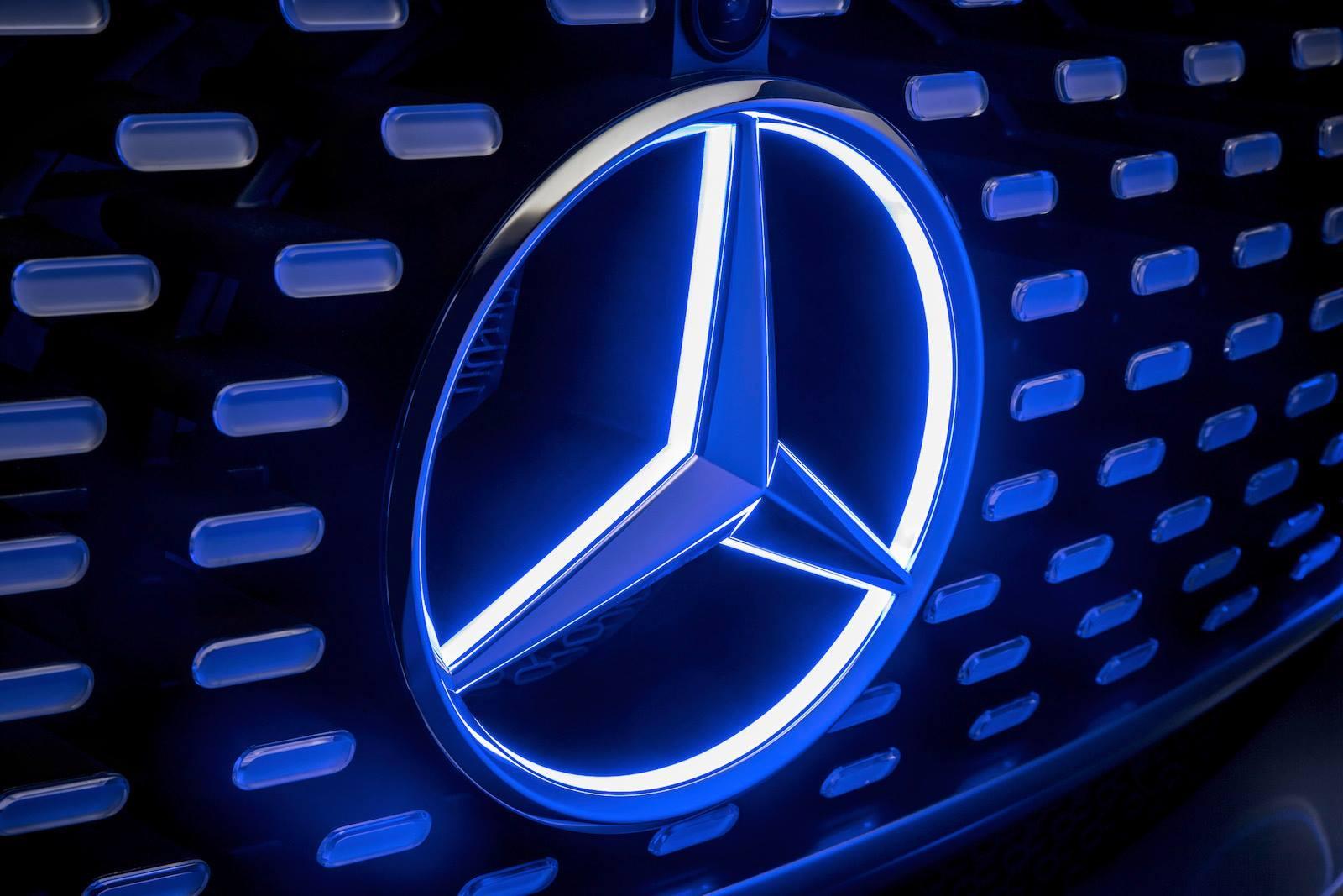Blue Mercedes Logo - More Teasers Released For Mercedes Concept Debuting At 2015 CES